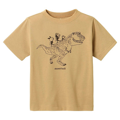 日本童裝 mont-bell 防UV/速乾系列/透氣 恐龍與動物T恤 100-130cm 夏季 TOPS