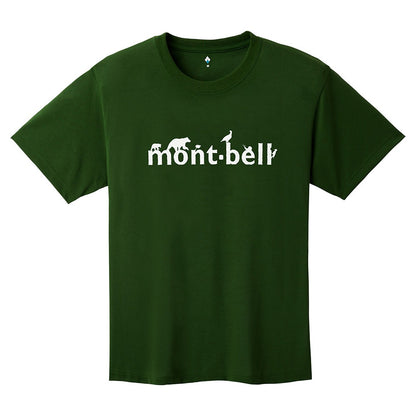 日本童裝 mont-bell  防UV/速乾系列/透氣 字母logoT恤 XS-XL 親子裝 夏季 TOPS