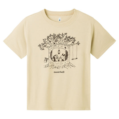 日本童裝 mont-bell 防UV/速乾系列/透氣 木屋T恤 100-130cm 夏季 TOPS