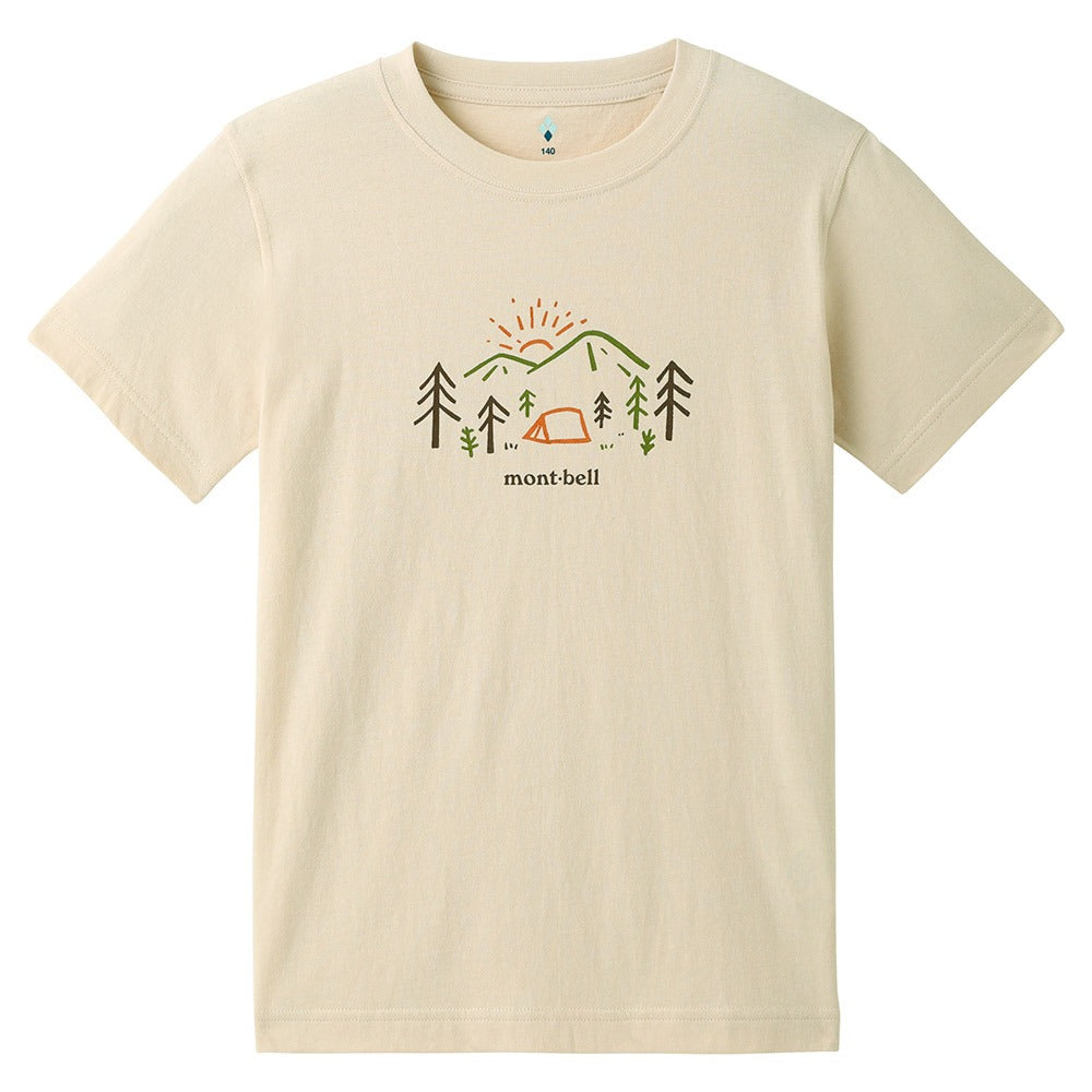 日本童裝 mont-bell  防UV/透氣/彈性 山の朝T恤  140-160cm 親子裝 夏季 TOPS