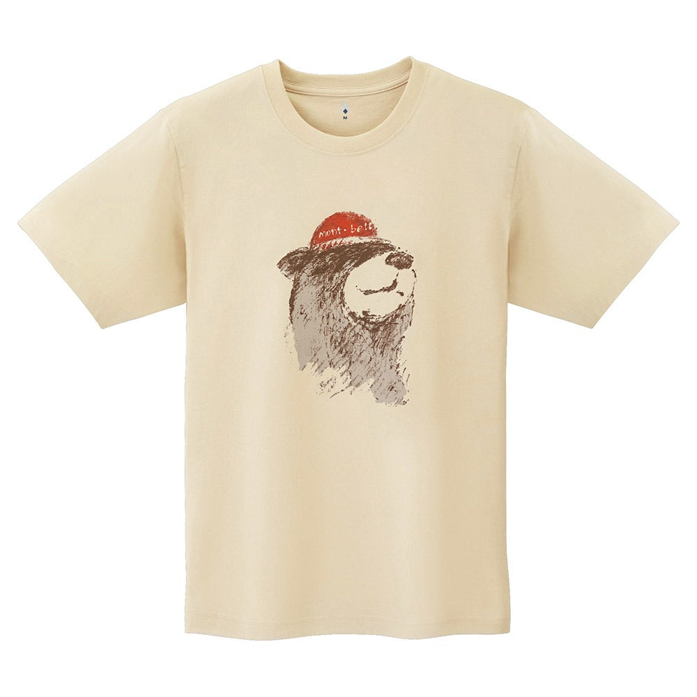 日本童裝 mont-bell  防UV/耐穿 小熊T恤 XS-XL 親子裝 夏季 TOPS