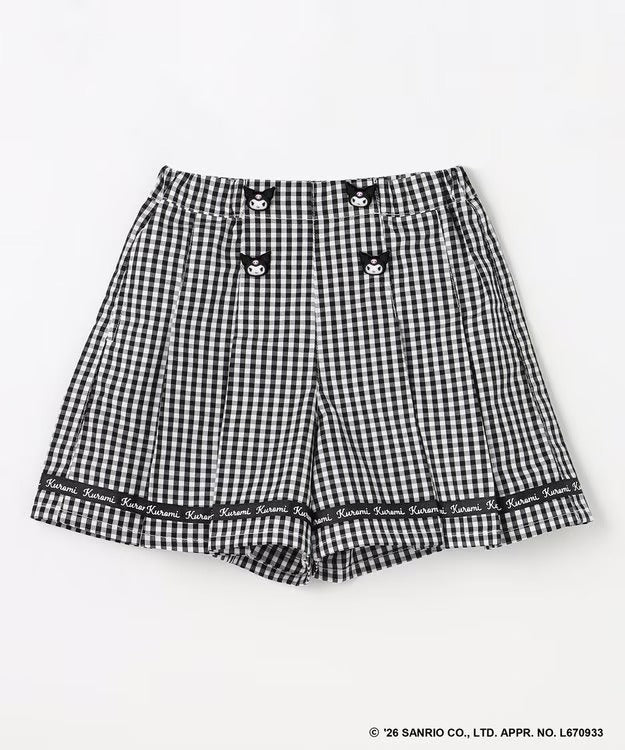 日本童裝 aF#a325 x Sanrio 圓弧鈕扣短褲 100-150cm 女童款 夏季 PANTS