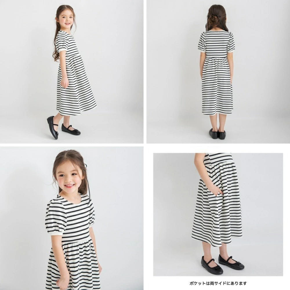 日本童裝 Branshes 間條上衣 80-150cm 女童款 夏季 DRESSES