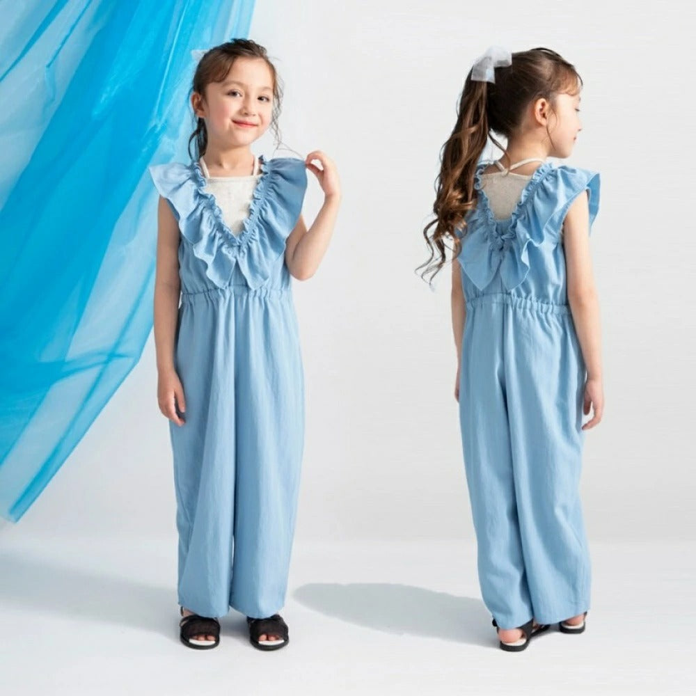 日本童裝 Branshes 4Way 多功能連體褲 90-150cm 女童款 夏季 Jumpsuit