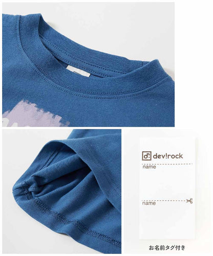 日本童裝 dev!rock 印花短袖上衣 90-160cm 男童款/女童款 TOPS 夏季