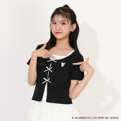 日本童裝 BDL x Sanrio 吊帶疊穿式上衣 120-160cm 女童款 夏季 TOPS