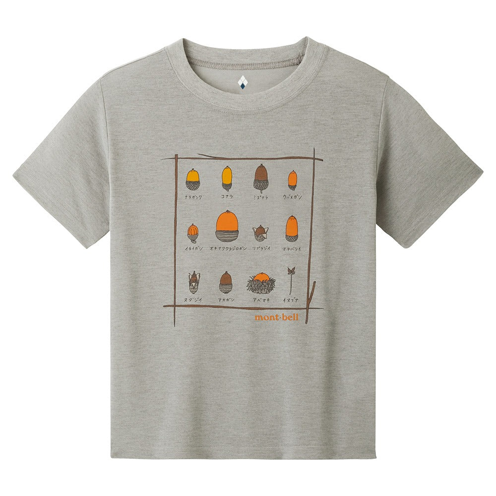 日本童裝 mont-bell 防UV/速乾系列/透氣 橡子T恤 100-130cm 親子裝 夏季 TOPS