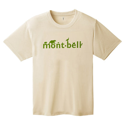 日本童裝 mont-bell  防UV/速乾系列/透氣 字母logoT恤 XS-XL 親子裝 夏季 TOPS