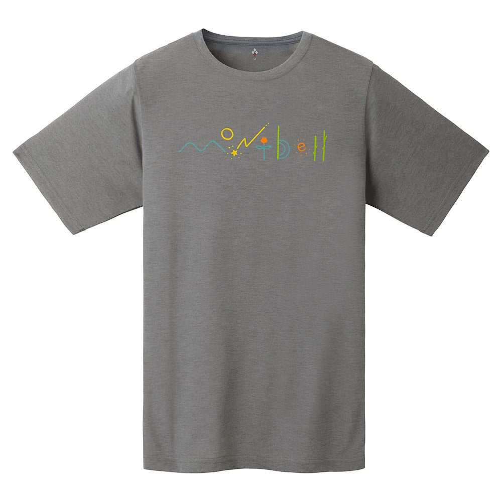 日本童裝 mont-bell  防UV/速乾系列/透氣 字母logoT恤 XS-XL 親子裝 夏季 TOPS