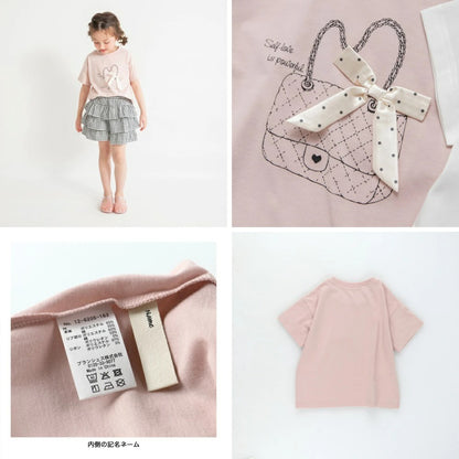 日本童裝 Branshes 印花短袖上衣 80-150cm 女童款 夏季 TOPS