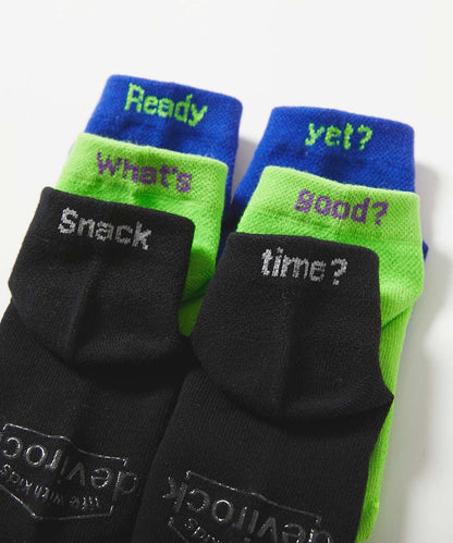 日本直送 dev!rock 襪一套3對 16-24cm 襪系列