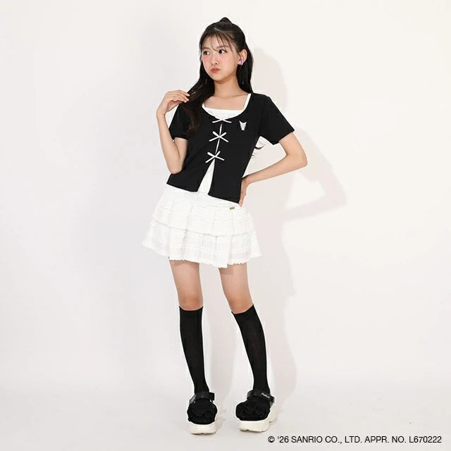日本童裝 BDL x Sanrio 吊帶疊穿式上衣 120-160cm 女童款 夏季 TOPS