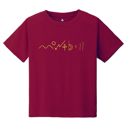日本童裝 mont-bell 防UV/速乾系列/透氣 字母logoT恤 100-130cm 親子裝 夏季 TOPS