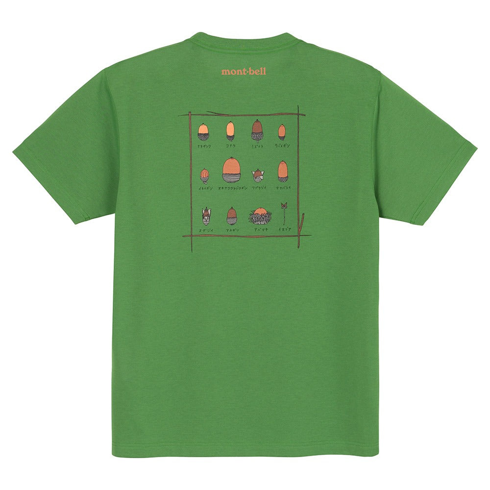 日本童裝 mont-bell  防UV/速乾系列/透氣 橡子T恤 XS-XXL 親子裝 夏季 TOPS