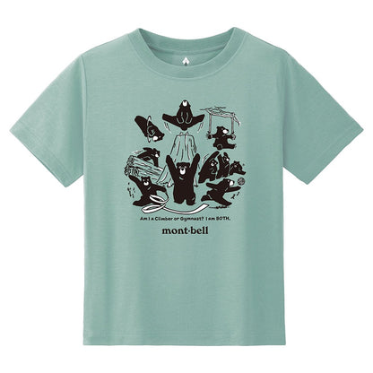 日本童裝 mont-bell 防UV/速乾系列/透氣 森林體操T恤 100-130cm 親子裝 夏季 TOPS