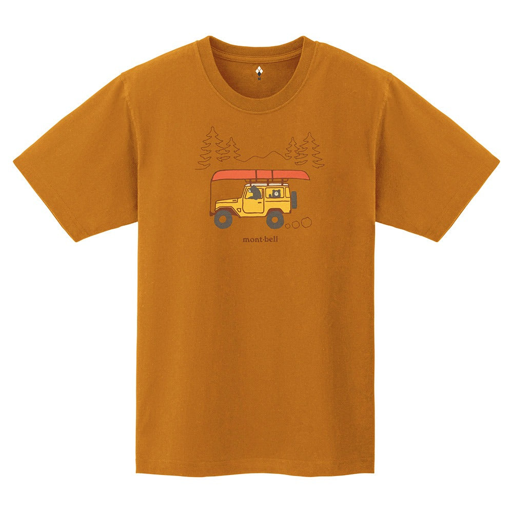 日本童裝 mont-bell  防UV/耐穿 出発T恤 XS-XL 親子裝 親子裝 夏季 TOPS