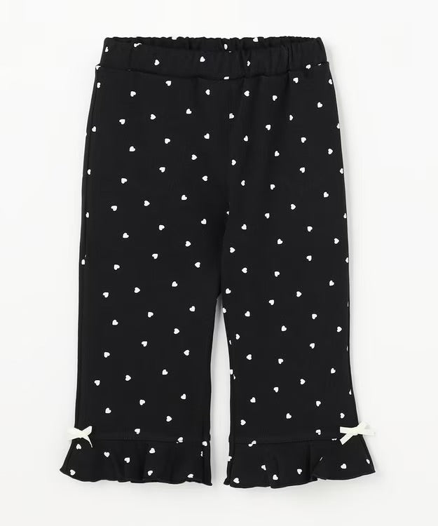 日本童裝 aF#a325 接觸冷感 花邊七分褲 90-140cm 女童款 夏季 PANTS
