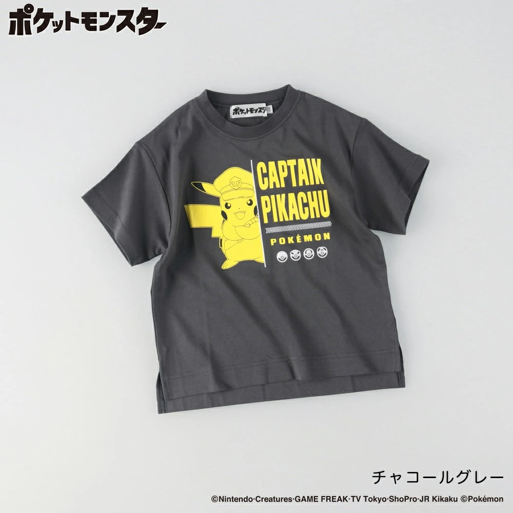 日本童裝 Branshes x Pokemon 印花上衣 100-150cm 女童款 夏季 TOPS