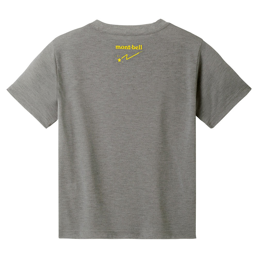 日本童裝 mont-bell 防UV/速乾系列/透氣 字母logoT恤 100-130cm 親子裝 夏季 TOPS