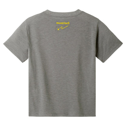 日本童裝 mont-bell 防UV/速乾系列/透氣 字母logoT恤 100-130cm 親子裝 夏季 TOPS