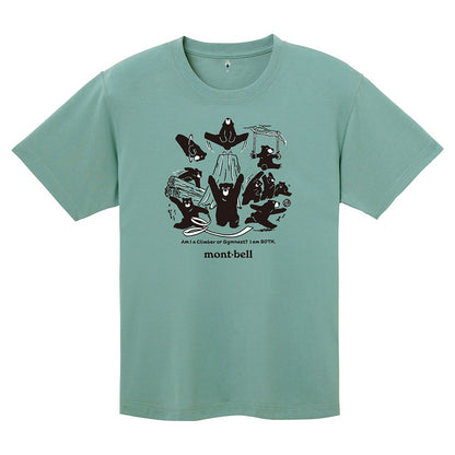 日本童裝 mont-bell  防UV/速乾系列/透氣 森林體操T恤 XS-XL 親子裝 夏季 TOPS