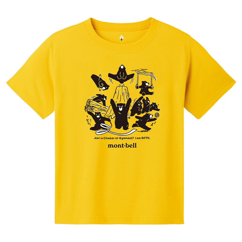 日本童裝 mont-bell 防UV/速乾系列/透氣 森林體操T恤 100-130cm 親子裝 夏季 TOPS