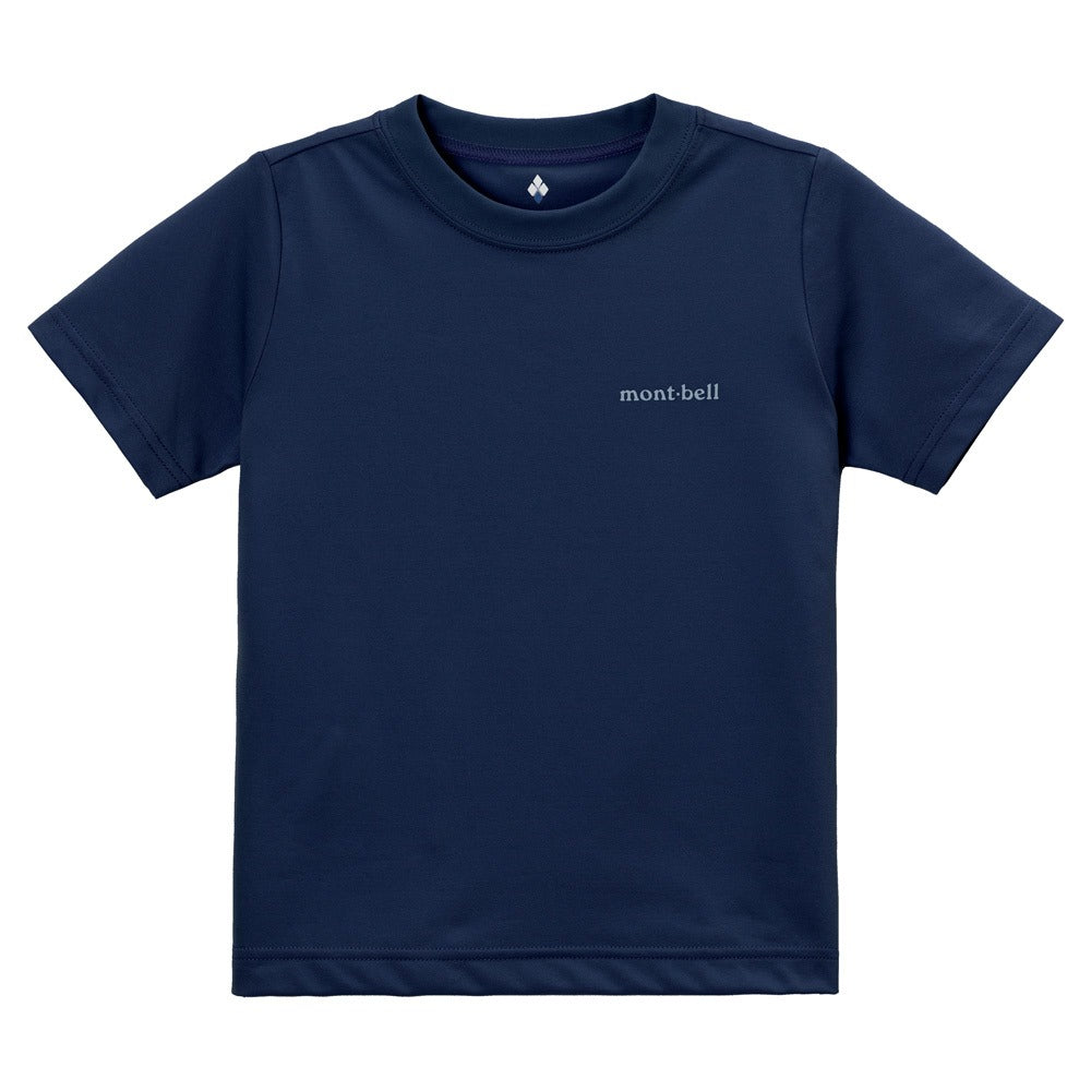 日本童裝 mont-bell 防UV/速乾系列/透氣/抗菌防臭 字母T恤 100-130cm 夏季 TOPS