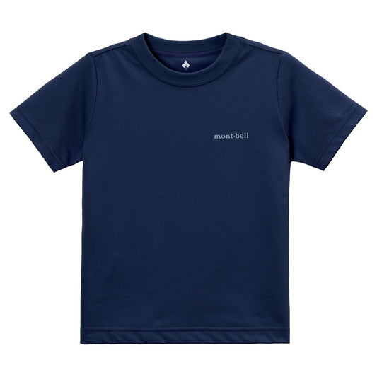 日本童裝 mont-bell 防UV/速乾系列/透氣/抗菌防臭 字母T恤 100-130cm 夏季 TOPS
