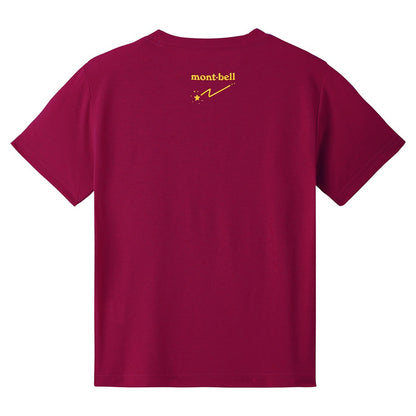 日本童裝 mont-bell 防UV/速乾系列/透氣 字母logoT恤 100-130cm 親子裝 夏季 TOPS