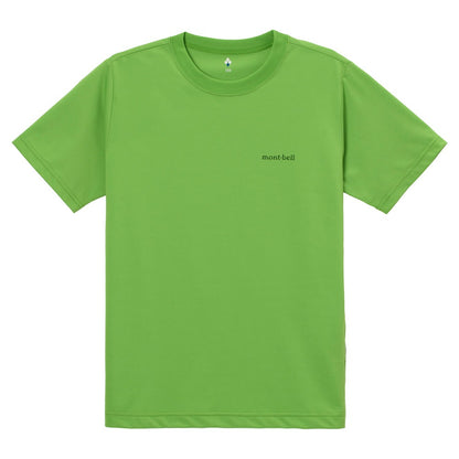 日本童裝 mont-bell 防UV/速乾系列/透氣/抗菌防臭 字母T恤 140-160cm 夏季 TOPS