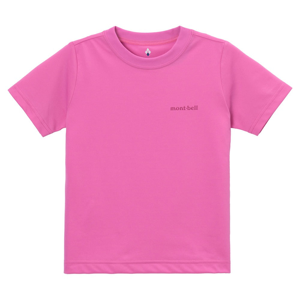 日本童裝 mont-bell 防UV/速乾系列/透氣/抗菌防臭 字母T恤 100-130cm 夏季 TOPS