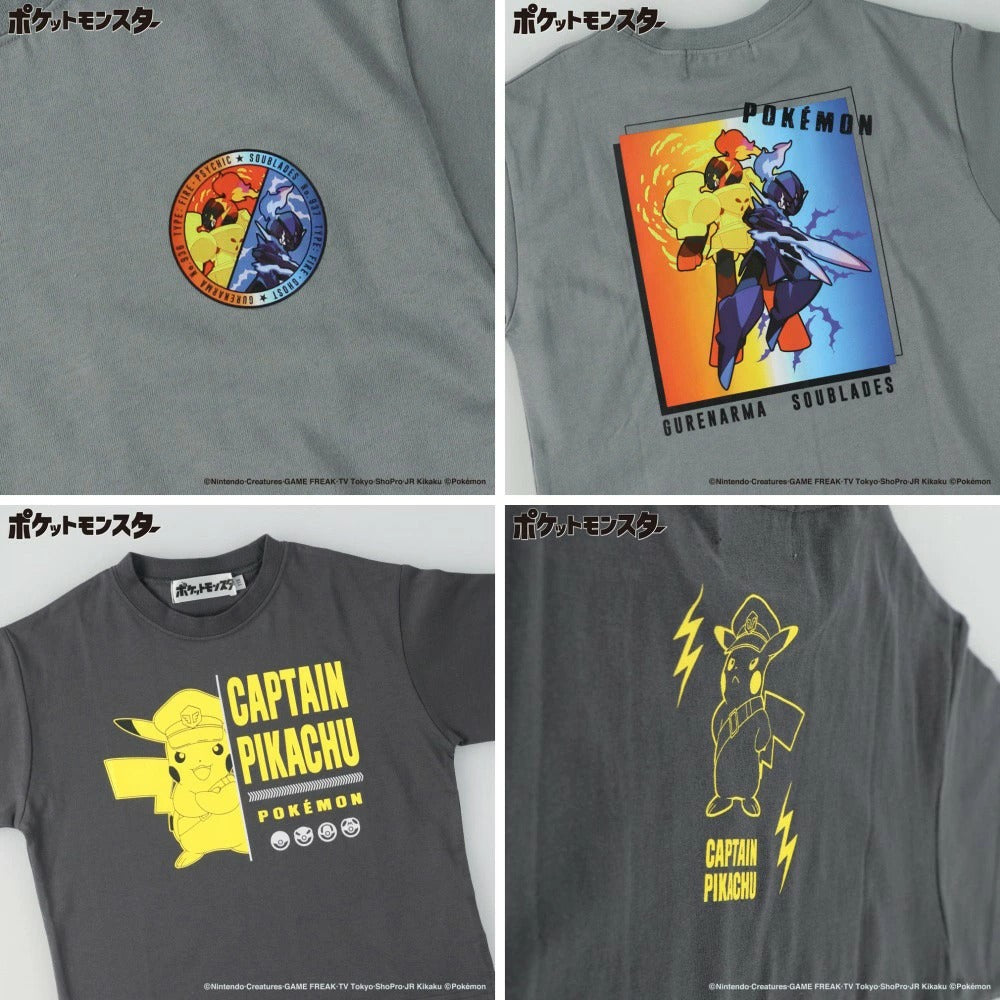 日本童裝 Branshes x Pokemon 印花上衣 100-150cm 女童款 夏季 TOPS
