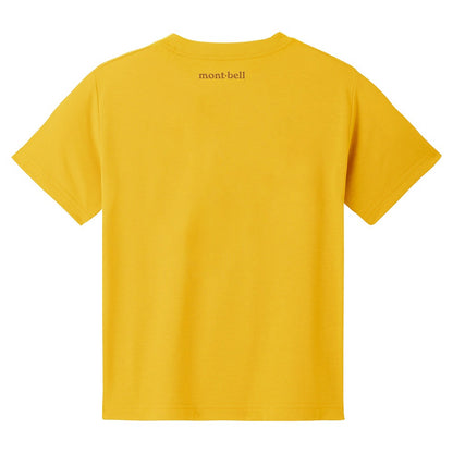 日本童裝 mont-bell 防UV/速乾系列/透氣 蒙特貝爾巴士T恤 100-130cm 夏季 TOPS