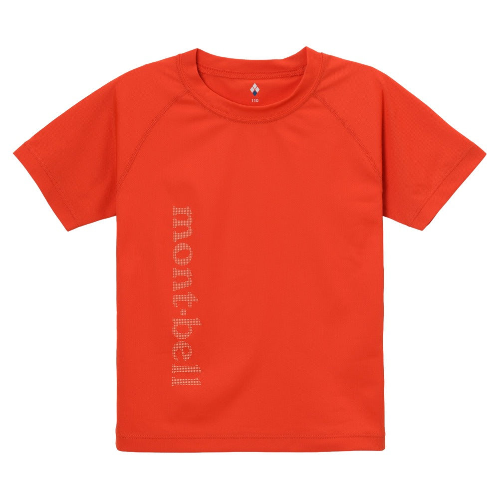 Japanese children's clothing mont-bell UV protection / quick-drying / durable / breathable / odor suppression route asking / forest show / Hokkaido killer whale pattern top XS-XL adult summer TOPS 