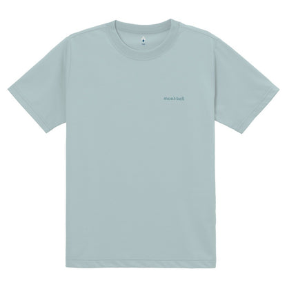 日本童裝 mont-bell 防UV/速乾系列/透氣/抗菌防臭 字母T恤 140-160cm 夏季 TOPS