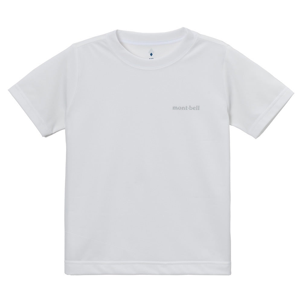 日本童裝 mont-bell 防UV/速乾系列/透氣/抗菌防臭 字母T恤 100-130cm 夏季 TOPS