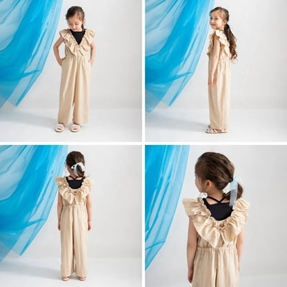 日本童裝 Branshes 4Way 多功能連體褲 90-150cm 女童款 夏季 Jumpsuit