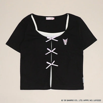 日本童裝 BDL x Sanrio 吊帶疊穿式上衣 120-160cm 女童款 夏季 TOPS