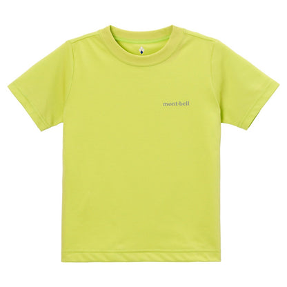 日本童裝 mont-bell 防UV/速乾系列/透氣/抗菌防臭 字母T恤 100-130cm 夏季 TOPS