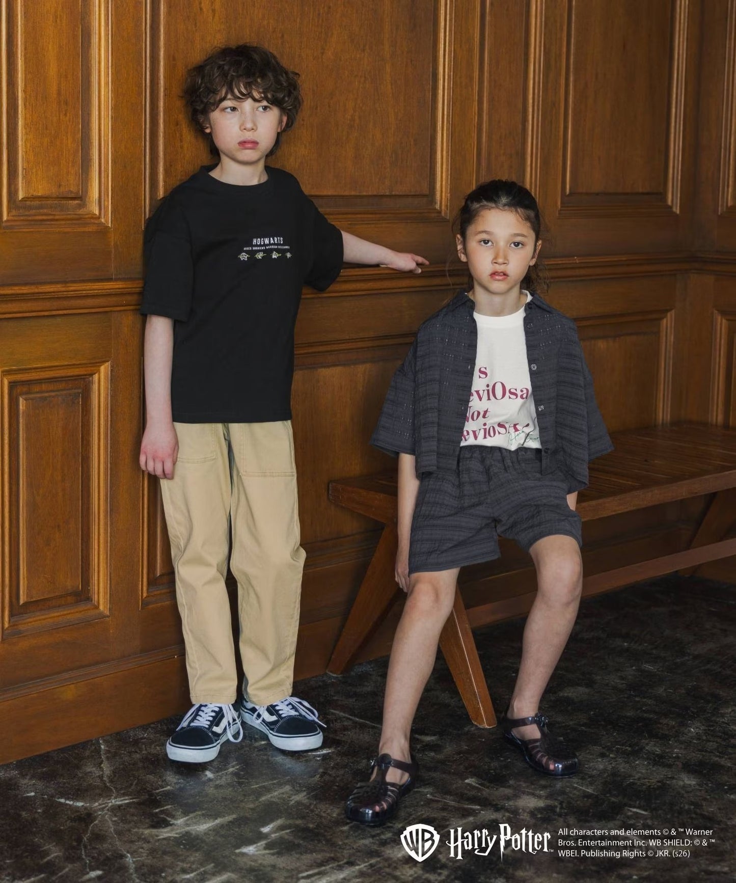 日本童裝 GlobalWork x Harry Potter 吸水速乾 印花上衣 130-160cm 男童款/女童款 夏季 其他品牌童裝