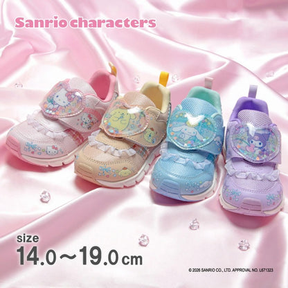 日本直送 moonstar x Sanrio 抗菌防臭 健康機能兒童鞋 14-19cm 鞋系列