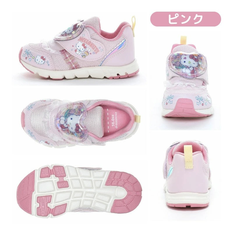 日本直送 moonstar x Sanrio 抗菌防臭 健康機能兒童鞋 14-19cm 鞋系列