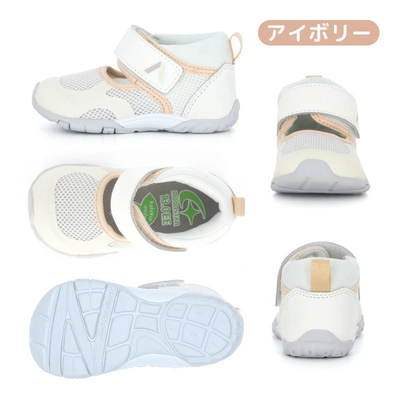 日本直送 moonstar Carrot 抗菌防臭 健康機能兒童鞋 12-15cm 2026年春新作 鞋系列