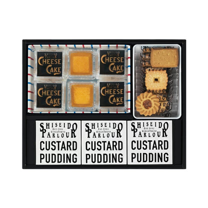 日本直送東京 銀座 資生堂 曲奇蛋糕布丁禮盒  聖誕快樂特輯 新年行運發財特輯 Christmas Happy New Year 馬年 限定手信