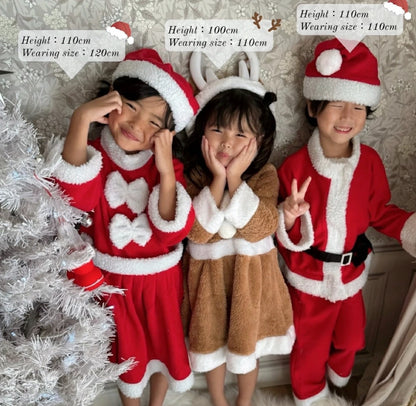 日本童裝 聖誕套裝 90-160cm 男童款/女童款 Christmas 聖誕快樂特輯 聖誕服裝/飾物配件