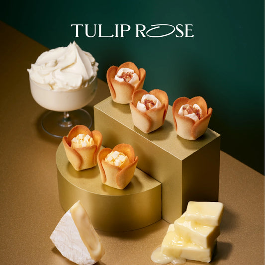 日本直送 TOKYO TULIP ROSE 鬱金香玫瑰曲奇 黃油&芝士 4/6個入 新年行運發財特輯 Happy New Year 馬年 限定手信