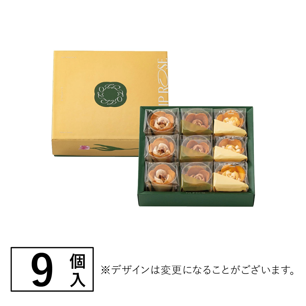 日本直送 TOKYO TULIP ROSE 鬱金香玫瑰曲奇 黃油&芝士&蘋果味 4/6/9/15個入 聖誕快樂特輯 Christmas 限定手信