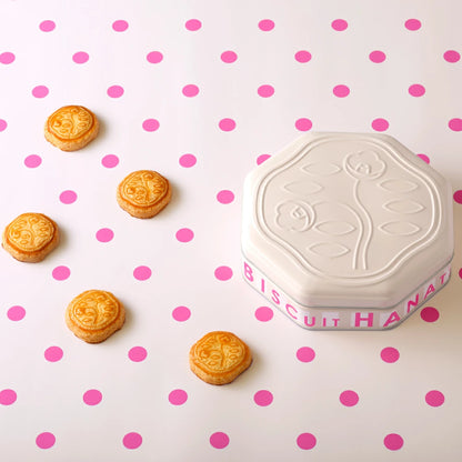 日本直送東京 銀座 資生堂 限定特別版 花椿白罐裝曲奇禮盒 24枚入 聖誕快樂特輯 新年行運發財特輯 Christmas Happy New Year 馬年 限定手信