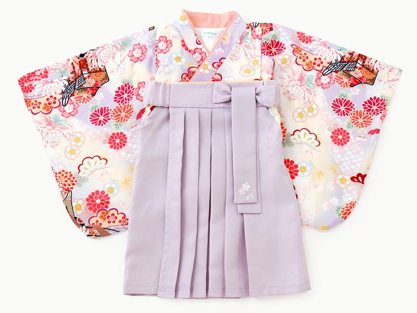 日本童裝 新年袴 日本和服 80-100cm 女童款 新年行運發財特輯 Happy New Year 馬年