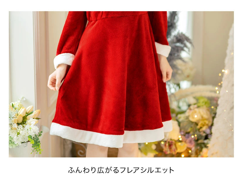 日本童裝 聖誕連身裙 140-160cm 女童款 Christmas 聖誕快樂特輯 聖誕服裝/飾物配件